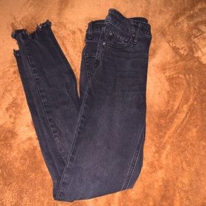 Wild Fable High-Rise Black Ripped Jeans